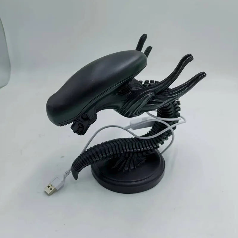 Unique Alien Creature Lamp Stand – Resin Decorative Figurine for Modern Bedroom & Home Decor