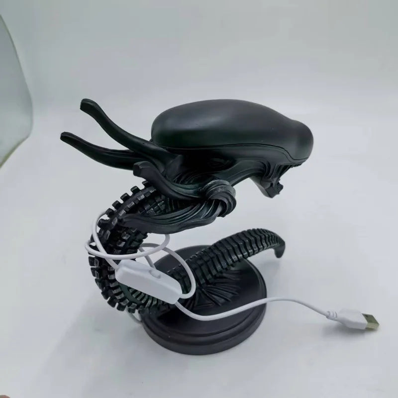 Unique Alien Creature Lamp Stand – Resin Decorative Figurine for Modern Bedroom & Home Decor
